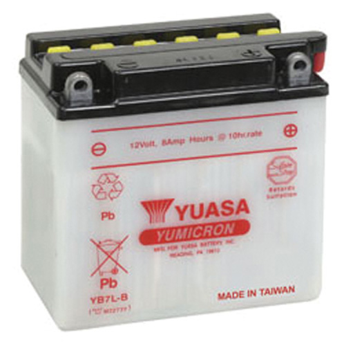 YUASA YB7L-B YUMICRON-12 VOLT BATTERY – J'S Speedshop